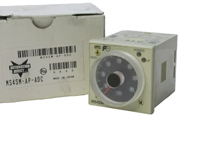 (NEW) AUTOMATION DIRECT MS4SM-AP-ADC 0.05s-60h On-Delay Relay Timer - Image 1 of 4
