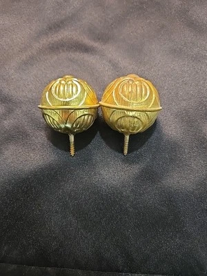 Vintage French Style Finials Brass B3 - Image 1 of 4