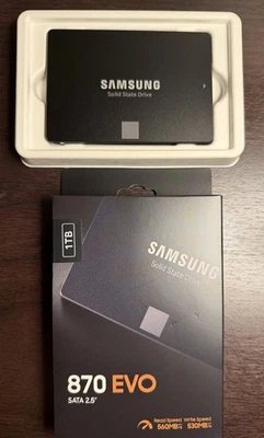 Samsung V-NAND SSD 870 EVO MZ-77E1T0 1TB SATA 2.5" Solid State Drive