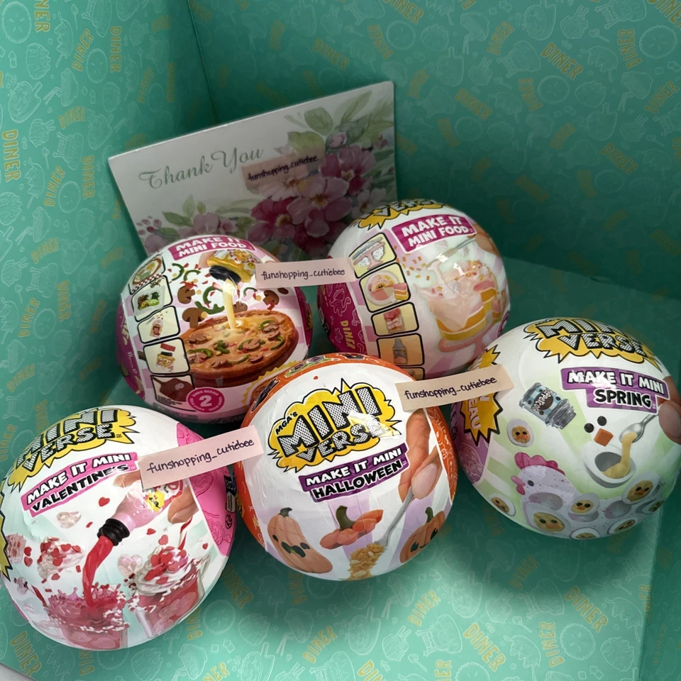 You Pick - Miniverse Cafe Diner 1 2 3 假日情人节万圣节春天罕见 — 第 1/1 张图片