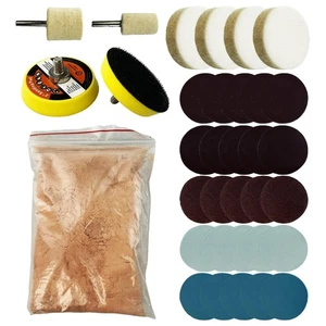 34Pcs Kit Lucidatura Vetro, Strumento Rimozione Graffi Multifunzione Riparazione Finestre... - Foto 1 di 7