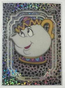 DISNEY: MRS POTTS 2024 TOPPS CROMO NEGRO/BLANCO MOTEADO 93/101 BELLEZA #51 - Imagen 1 de 2