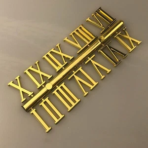 Números de reloj de pared 0 a 11 dígitos árabes romanos kits hágalo usted mismo reparación repuestos - Imagen 1 de 15
