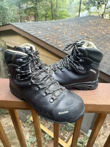 Raichle Mammut Mt Trail XT GTX Swiss Hiking Backpacking Boots Mens 9.5 - Picture 1 of 13