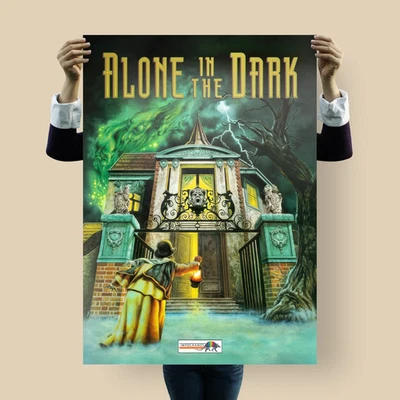Alone in the Dark Poster | Classic Survival Horror Artwork by Bruce Eagle - Bild 1 von 4