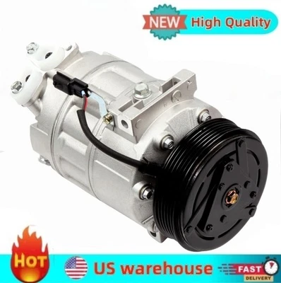 AC Compressor W/Clutch FOR 2007 2008 2009 2010 2011 Nissan Sentra 2.0L CO 10871C - Image 1 of 4