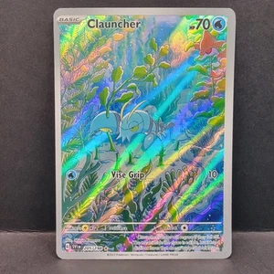 Clauncher 205/198 Scarlet & Violet Base Illustration Rare Full Art Pokemon - Picture 1 of 2