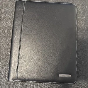 Portafoglio Samsonite nero ciottoli ecopelle organizer blocco note 12” x 10” - Foto 1 di 8