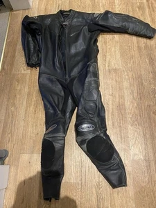 Scott One Piece Motorcycle Leathers - Picture 1 of 7