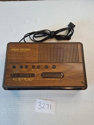 Sony ICF-C400 Dream Machine Alarm Clock Radio AM/FM Retro Simulated Wood - Image 1 of 4