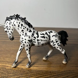 Schleich KNABSTRUPPERSTUTE schwarz-weiß Pferd Tier 2014 Figur 13769 - Bild 1 von 4