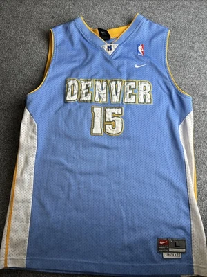 Vintage Nike NBA Denver Nuggets Carmelo Anthony #15 Jersey - Size YOUTH Large - Image 1 of 4