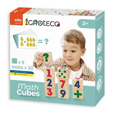 Игра Igroteco, математические блоки, 2+ - Изображение 1 из 4