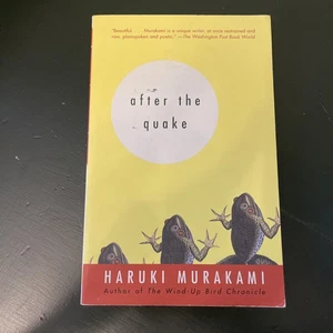 After the Quake by Haruki Murakami Vintage Paperback John Gall Cover - Imagen 1 de 5