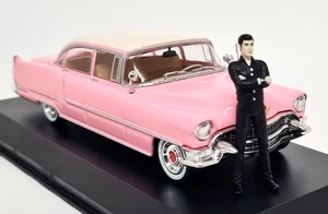 Greenlight 1/43 Elvis Presley 1955 Cadillac Fleetwood Series 60 + Figure Pink  - Picture 1 of 9