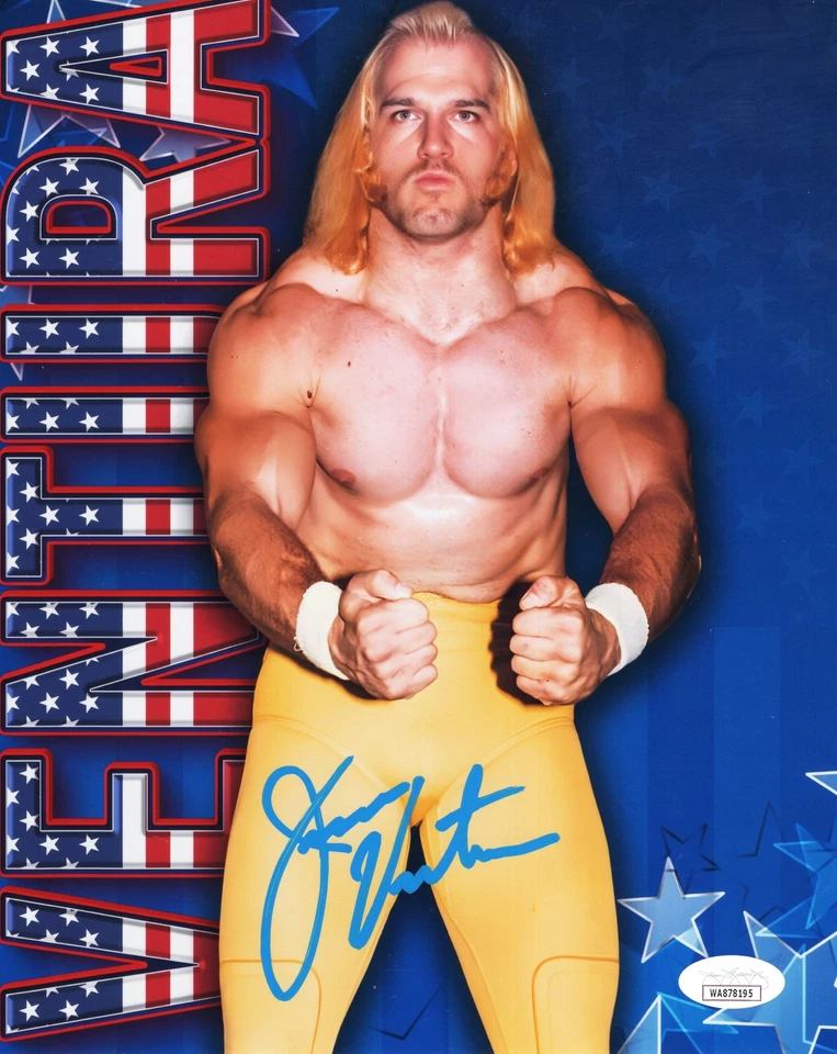 Jesse Ventura The Body (metallic 8x10)  signed autographed photo WWF WWE WCW - Image 1 of 1