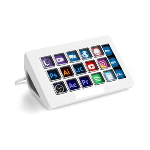 Stream Studio Controller Keypad-Type-c Wired with 15 Macro LCD Key&1 Side Screen - Afbeelding 1 van 9