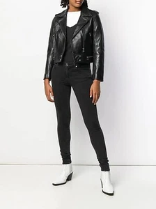 Luis Damen Lederjacke - stylische Lederjacke aus echtem Lammleder für Damen - Bild 1 von 7