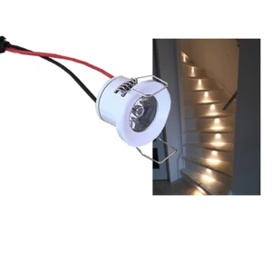 1W LED Decken Einbauleuchte Einbaustrahler Lampenschrank 110V-220V weiß 6500K - Bild 1 von 4