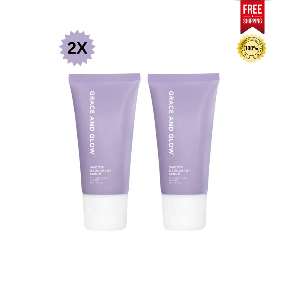 2x Suero desodorante suave Grace and Glow negro opio enrollable para iluminar Foto 1 de 4