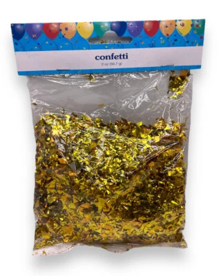 Confeti de fiesta estrellas doradas confeti negro fiesta confeti mesa metálica dispersión Foto 1 de 4