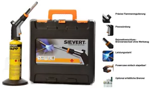 Sievert PowerJet Powercase 253521 MAPP Lötset Hartlöten Weichlöten bis 2450°C - Bild 1 von 3