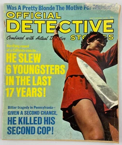 Official Detective Stories, September 1970, Vintage True Crime Stories, Pulp - Picture 1 of 5