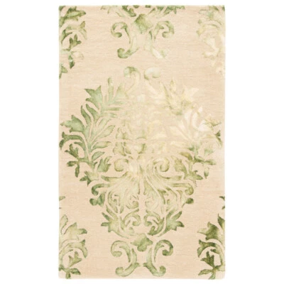 Alfombra SAFAVIEH Dip Dye DDY516B hecha a mano beige/verde Foto 1 de 4