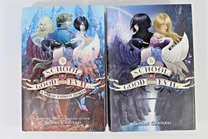 School for Good and Evil  1 &2 Soman Chainani First Edition First Print - Picture 1 of 15