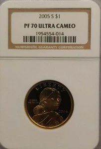 2005-S Sacagawea Native American Dollar NGC PF 70 Ultra Cameo - Picture 1 of 2