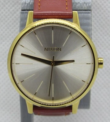 Женские кварцевые часы Nixon "The Kensington" с коричневой/золотой тематикой - ходовые - Изображение 1 из 4