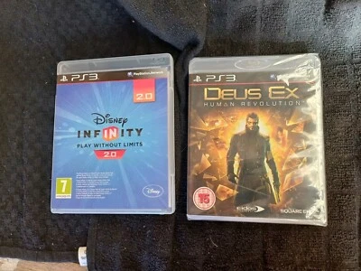 Deus Ex: Human Revolution New (Sony PlayStation 3, 2011) & Disney Infinity 2.0  - Image 1 of 4