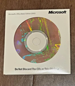 NEW Microsoft Office Basic Edition 2003 CD with Activation Code - Picture 1 of 1