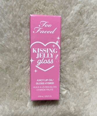 TOO FACED Kissing Jelly Non-Sticky Lip Oil Gloss Pina Colada Full Size BNIB - Image 1 of 2