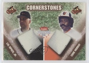 2002 Fleer Platinum Cornerstones Numbered /250 Cal Ripken Jr Eddie Murray HOF