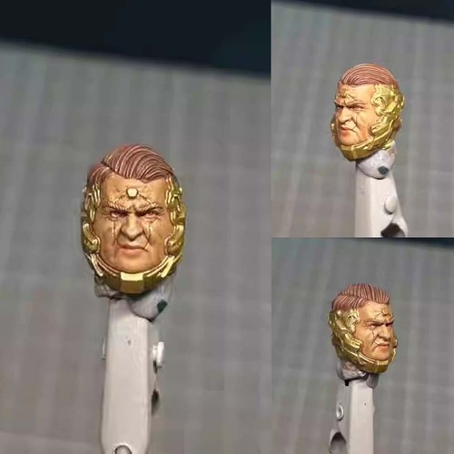 Premium 1/18 Fat Man Head Sculpt Soldier Head For 3.75