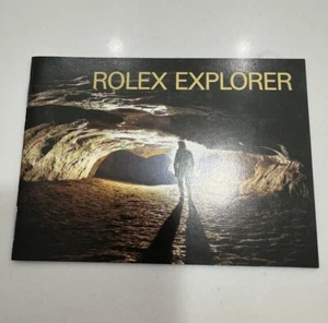 Authentic Vintage Rolex Explorer 14270 16570 Booklet Manual 1999 CLEAN ENGLISH - Picture 1 of 6