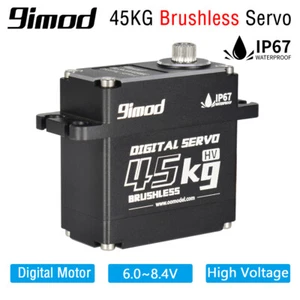 45kg Brushless High Torque Metal Gear Digital Servo for 1/8 1/10 RC Car Crawler - Picture 1 of 7