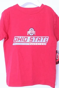 NEW Ohio State OSU Buckeyes Colosseum Red SS Crewneck Tee T-Shirt Toddler 3T - Picture 1 of 9