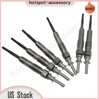 6x For BMW E90 335d 09-11 E70 X5 09-13 For Glow Plugs Set 0250603009 80045 - Imagem 1 de 4