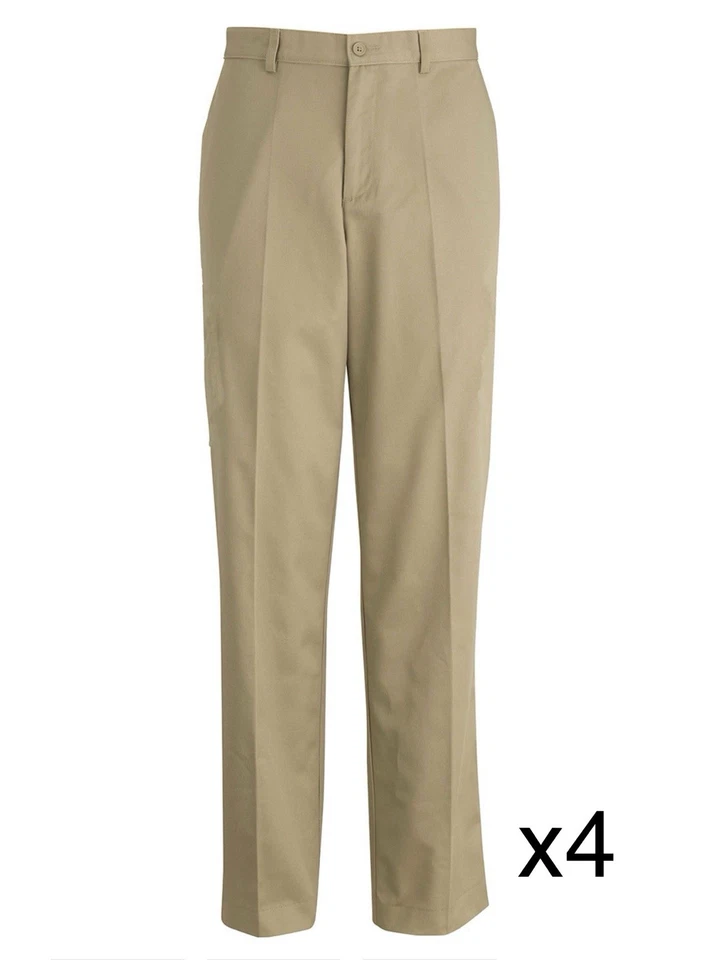 Лот из 4 новый с Ярлыками мужской размер 38 Edwards поликоттон сплетенный общего назначения Chino брюки 2537 - Изображение 1 из 2