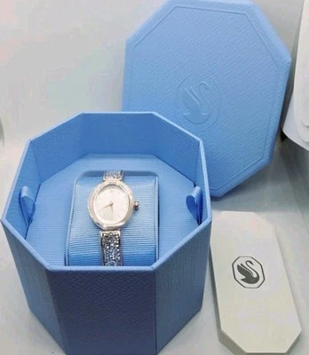 Swarovski Crystal Rock Oval watch Swiss Made, Crystal bracelet, Rose gold tone - Image 1 of 4