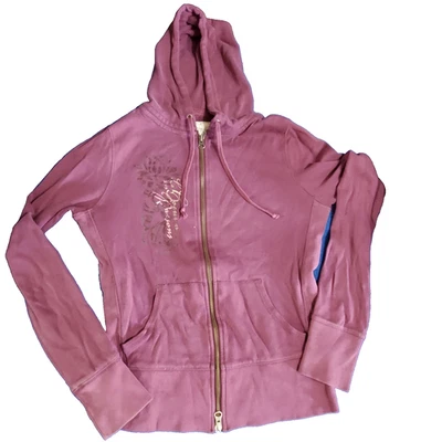 Maurices M JR Jacket Purple Zip-Front, Hooded, Vintage - Image 1 of 4