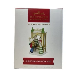 2023 Hallmark Christmas Window #21 Keepsake Korners Ornament - KOC Club - Bild 1 von 7