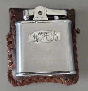 Vintage Ronson Whirlwind Art Deco Chrome Metal Cigarette Lighter - Picture 1 of 9