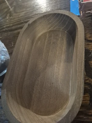 8 Wood Candle Bowls and Wood Wicks - Image 1 of 3