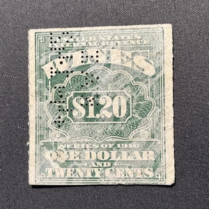 Francobollo Entrate USA $1,20 KAI Serie Vino di 1916 Colori Non Sono Troppo Vibranti - Foto 1 di 5