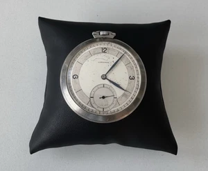 Alte Longines Taschenuhr Silberfarben Uhr schwer ohne Funktion Deckel ungeöffnet - Bild 1 von 21