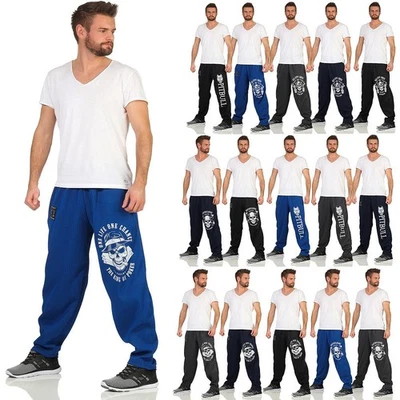 Pantaloni bodybuilding teschio pantaloni da jogging pitbull pantaloni sportivi pantaloni pumper taglia M-12XL - Immagine 1 di 4
