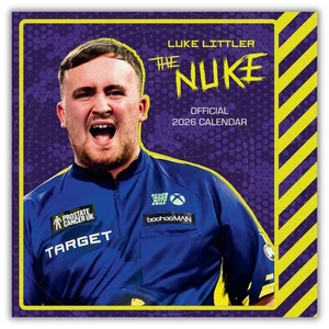 2026 Calendar Luke Littler Month to View Square Calendar Official Product - Picture 1 of 7